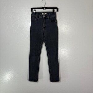 Acne Studios Jeans Womens 25 Needle Rocca High Rise Skinny Stretch Denim Italy